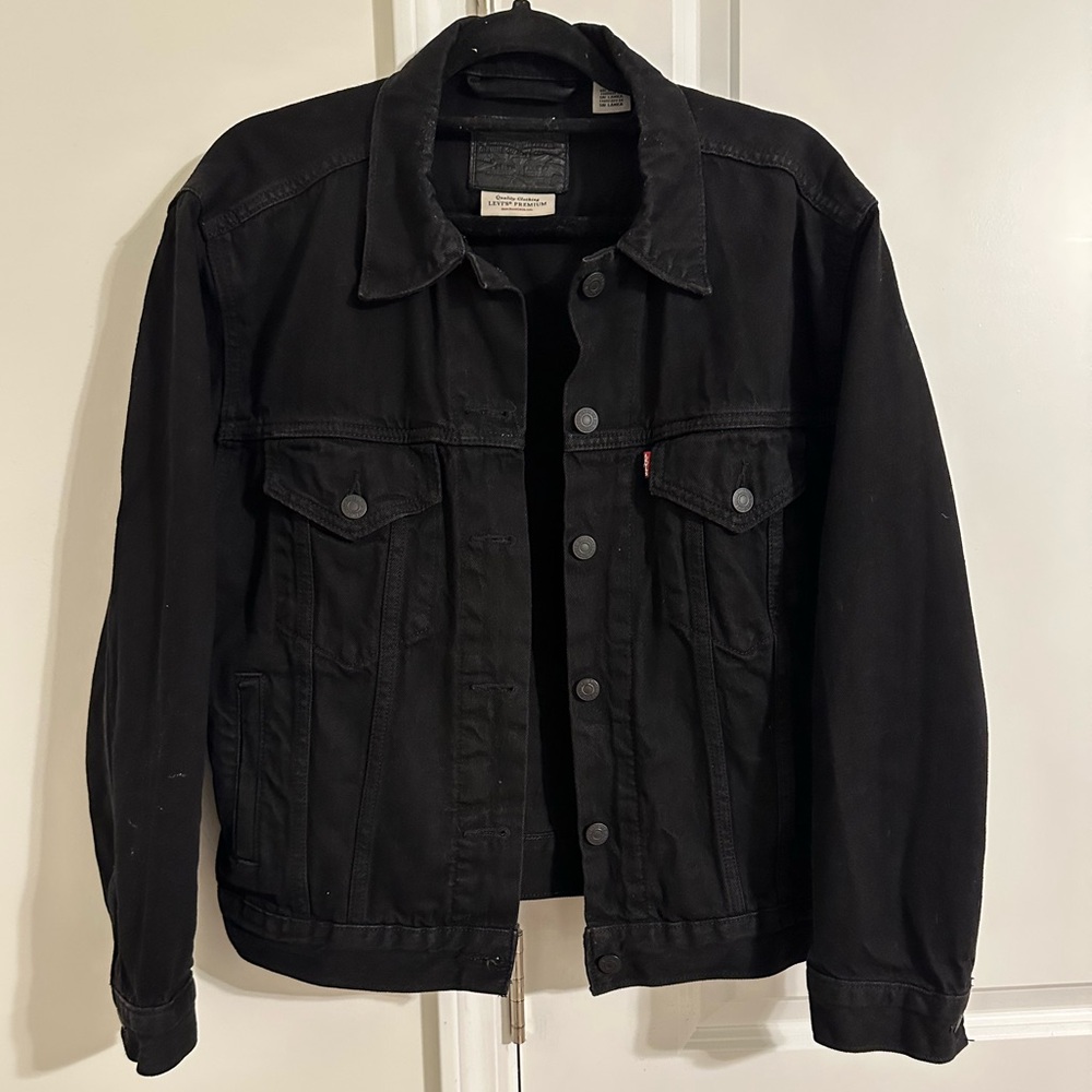 Levi's Black denim Trucker Jacket